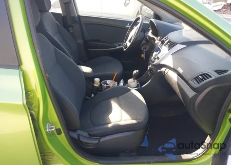 2014 Hyundai Accent Se z USA, uszkodzony, nr VIN KMHCU5AEXEU175389